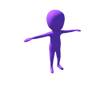 Stickman 1 Purple